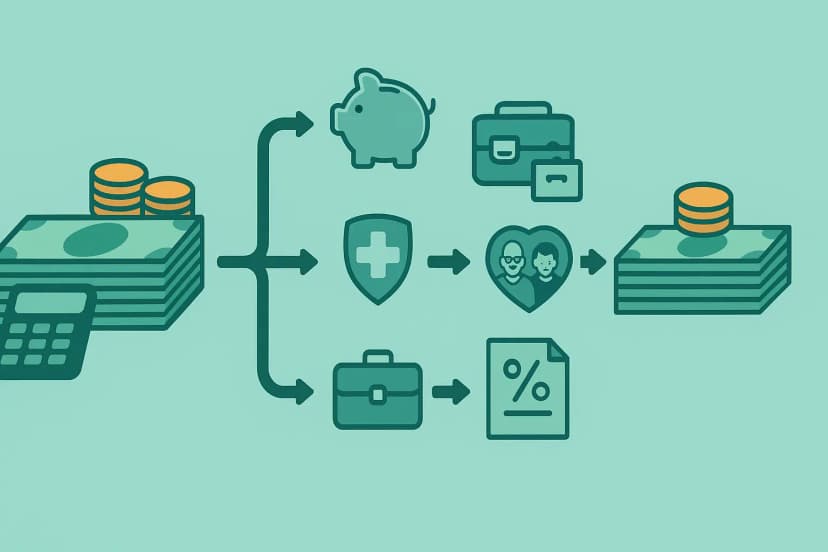 연봉을 실제 수령액으로 계산하는 방법 (2025년 기준)
