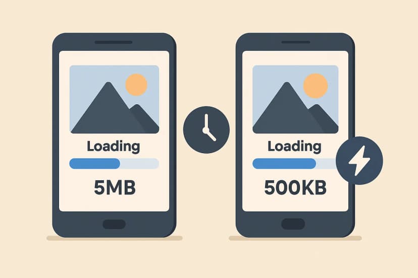 이미지 용량 줄이는 방법 완벽 가이드 (화질 손실 최소화)