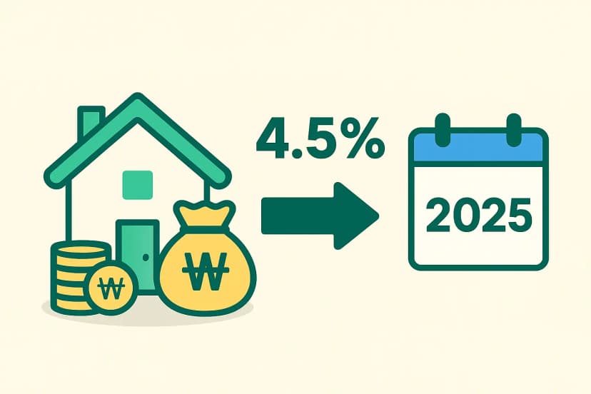전세와 월세 전환율 계산기 (2025년 기준)