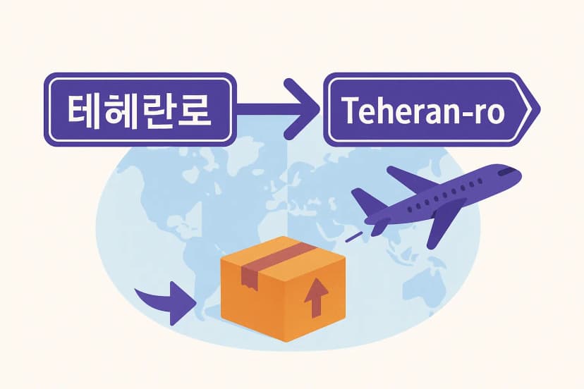한글 주소를 영문으로 바꾸는 정확한 방법 (해외 배송·이민 준비용)